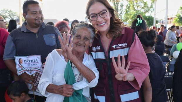 Vero Díaz llama a defender los derechos sociales construidos por la Cuarta Transformación
