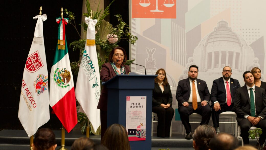 Celia Maya García presenta una propuesta de coordinación nacional entre tribunales de disciplina judicial
