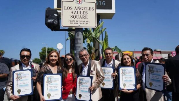 Los Ángeles Azules ya tienen su propia plaza en Los Ángeles