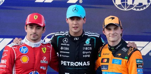 Russell saldrá primero en Bakú: así queda la parrilla del GP de Azerbaiyán
